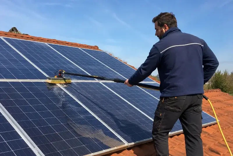Nettoyage et entretien de panneaux solaires à Meschers-sur-Gironde